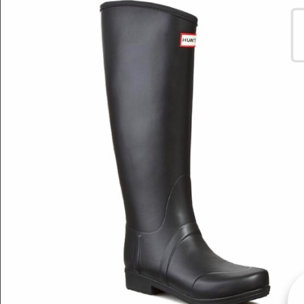 Hunter Regent Tall Equestrian Rain Boots Rare 7